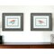 Homeroots Set of Two Red and Blue Turtle Framed Wall Art, 2PK 365113 - alternate 4