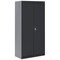 Sandusky Lee Combo Wardrobe Storage Cabinet, 72 in H, 36 in W, 24 in D, Recessed Pull, Keyed, Black, 4 Shelves EACR362472-09 - alternate 4