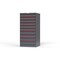 Strong Hold 10 drawer cabinet - (6x 4ft, 4x 5ft) - Red accents - Keyed Different S3060-PPDAS-1003DS - alternate 3