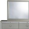 Homeroots 58" Silver Solid Wood Six Drawer Double Dresser 383981 - alternate 4