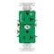 Leviton Dup Rec 20A 125V 1MCtrl Self-Gr Grn 5362-S1N - alternate 1