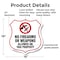 Signmission No Guns Shield Sign No Firearms Or Weapo, 18 Inch X 18 Inch, Plastic Sign SHI-P-18-395 - alternate 3