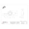 Sealmaster Pillow Block Bearing, Cast Iron, Set Screw Locking, Ball Insert, 2-7/16 in Dia, Alloy Steel MP-39 - alternate 2