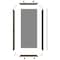 Ritescreen Sliding Screen Door, Left Hand, Black, PetScreen Mesh, 32.4375 in W x 75.3125 in H KD.144EXT-L48-MSPT-H75 0.3125 - W32 0.4375-LH - alternate 6