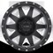 Method Race Wheels 15X7  STANDARD 5X4.5 BP 3.75IN B/S -6 O/S - MATTE BLACK MR30157012506N - alternate 4