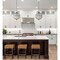 Jonathan Y Georgina 12" Crystal/Metal LED Pendant, Antique Brass JYL6110A - alternate 9