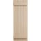 Ekena Millwork Rustic Three Board Joined Board-n-Batten Sandblasted Faux Wood Shutters, 16 1/2W x 36H, PR SHUBJS16X36SDPR - alternate 15