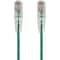 Monoprice Slim Cat6 Utp Cable, 10 ft.Green 14820 - alternate 1