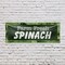Signmission Farm Fresh Spinach, 18 Inch x 48 Inch, Vinyl Banner B-30615 - alternate 4