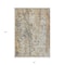 Homeroots 5' X 8' Terra Cotta Beige And Dark Gray Abstract Washable Indoor Outdoor Area Rug 605525 - alternate 7