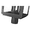 Z-Lite Hartwell 4-Light Outdoor Post Mount Fixture, 10 in W x 22.75 H, Sand Black 5019PHBR-BK - alternate 5