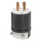 Leviton LockingPlug, 30A, 2hp, Black;White, Nylon 2711E - alternate 1