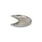 Homeroots 7in Silver Crescent Cast Iron Vanity Tray 483179 - alternate 4