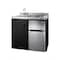 Summit 39" Wide All-In-One Kitchenette C39ELGLASSBK - alternate 9