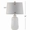 Jonathan Y Alice 26" Ceramic LED Table Lamp, Cream JYL4018A - alternate 4