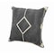Homeroots Set of Two 20" Black And Off White Diamond Cotton Throw Pillows, 2PK 588366 - alternate 6