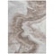 Homeroots 5' X 8' Taupe And Silver Abstract Washable Indoor Outdoor Area Rug 618347 - alternate 4