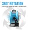 Xpower Industrial Fan, Floor Mount, 11 in Blade Dia, 115V, 1,000 cfm, Non-Oscillating FM-65 - alternate 5