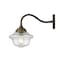 Homeroots Burnished Bronze Vintage Schoolhouse Outdoor Wall Light 398460 - alternate 3