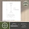 Vaxcel Huntley 1 Light Satin Nickel Farmhouse Schoolhouse Pendant Clear Glass P0268 - alternate 5