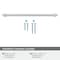Amerock Destine 12-5/8 inch 320mm Center-to-Center Polished Chrome Cabinet Pull BP3690326 - alternate 2