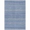 Homeroots 9' X 12' Denim Blue And Sky Blue Striped Washable Indoor Outdoor Area Rug 615348 - alternate 7