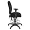 Regency Comfort Series High-Back Multifunctional Fabric Computer Task Chair - Black 125-DK-BK - alternate 5
