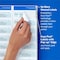 Avery reg Easy Peel High Gloss Clear Mailing Labels, No Color, 600PK AVE6520 - alternate 2
