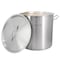 Megachef Professional Kitchen 52.8 Quart Round Stainless Steel Stock Pot with Lid MG-200707 - alternate 1