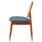 Leisuremod Holbeck Dining Chair with Upholstered Leather Seat and Beech Wood Legs, Navy Blue HC18NBU - alternate 8
