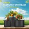 Ipower Plant Grow Bag 3 Gallon Heavy Duty Fabric Pots, 300g Thick Nonwoven, Black 2024 Version, 6PK GLGROWBAG3X6BLK - alternate 7