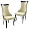 Leisuremod Novara Collection Modern Wooden Dining Chair in Light Cream, 2PK NC20CR2 - alternate 1