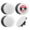 Pyle Pyle 8 in 4 Bluetooth Flush Mount - In-wall, 2-Way Speaker System, Poly Cone, 250W Amplifier, White PDICBT286 - alternate 1