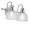 Jonathan Y Virginia 17.25" 2-Light Metal/Glass LED Vanity Light, Chrome JYL7408A - alternate 5