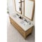 James Martin Vanities Breckenridge 72" Double Vanity, Light Natural Oak, w/ 3 CM Siberian Silestone Top 330-V72-LNO-3SFR - alternate 6