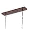 Jonathan Y Pagoda 49" 6-Light Classic Traditional Metal Linear Cage Lantern LED Pendant, Oil Rubbed Bronze/Brass JYL7439D - alternate 8