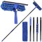 Bison Life 2-in-1 Window Squeegee Kit with 60" Extension Pole, 2 Sleeves, Glass Cleaning Tool Combo BLZ-EXHSQ-SET-5-1 - alternate 1