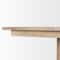 Homeroots 94" Beige Solid Wood and Marble Trestle Base Dining Table 722714 - alternate 5