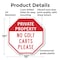Signmission Private Property No Golf Carts Plea, 10 Inch X 10 Inch, Plastic Sign OC-P-10-164 - alternate 6