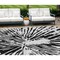 Homeroots 8' X 10' Ivory Black And Gray Abstract Washable Indoor Outdoor Area Rug 588013 - alternate 1
