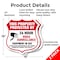 Signmission Video Surveillance Shield Sign This Prop, 18 inch X 18 inch, Plastic Sign, 2PK SHI-P-2PACK-18-470 - alternate 3