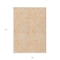 Homeroots 9' X 12' Peach And Ivory Abstract Washable Indoor Outdoor Area Rug 598996 - alternate 5