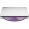 Lg LG Electronics GP70NS50 8X USB 2.0 Ultra Slim Portable DVD RW External Drive with M-DISC; Retail - Silver GP70NS50 - alternate 2