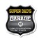 Signmission Super Dad's Garage I Can Fix Everything But Stupid, 18 Inch X 18 Inch, Plastic Sign SHI-P-18-490-SUPER DAD - alternate 1