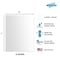 Nanolap PSA Lapping Film, 5 Pc 15 Micron (1,000 Grit), 8-0.5 in x 11 in Microfinishing Fine Sanding Paper 61591N - alternate 3