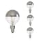 Bulbrite 25w Equivalent Dimmable Hlf Mirror G16 Vintage Edison LED Lght Bulb Candelabra (E12) Bse, 2700K, 4PK 862696 - alternate 1