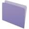 Pendaflex FOLDER, LTR, STRT, SGL, 11PT, LV, 100PK 152LAV - alternate 2
