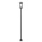 Z-Lite Hartwell 4-Light Outdoor Post Mounted Fixture, 10 in W x 115.25 H, Sand Black 5019PHBS-536P-BK - alternate 5