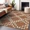 Homeroots 3' X 5' Brown And Ivory Geometric Washable Indoor Outdoor Area Rug 593780 - alternate 6