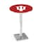 Holland Bar Stool Co 36" Chrome Indiana Pub Table, 36" dia. Top L217C3636IndnaU - alternate 1